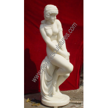 Tallada de mármol estatua de piedra tallada escultura para la decoración del jardín (sy-x1059)